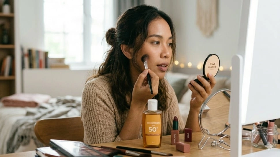 Bedak Sudah Mengandung SPF, Perlukah Pakai Sunscreen?