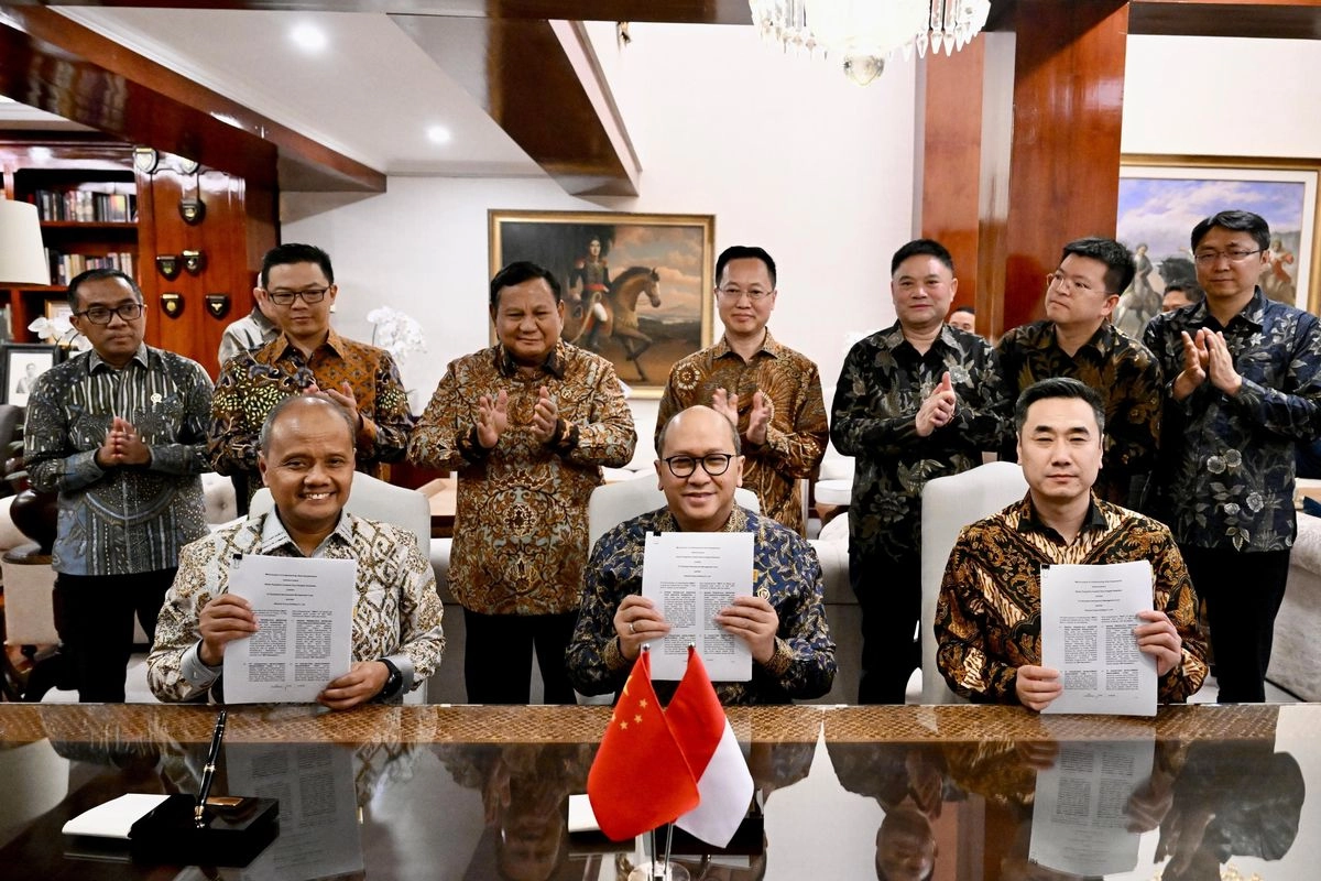 Prabowo Saksikan Danantara Teken MoU dengan Hisense di Kertanegara