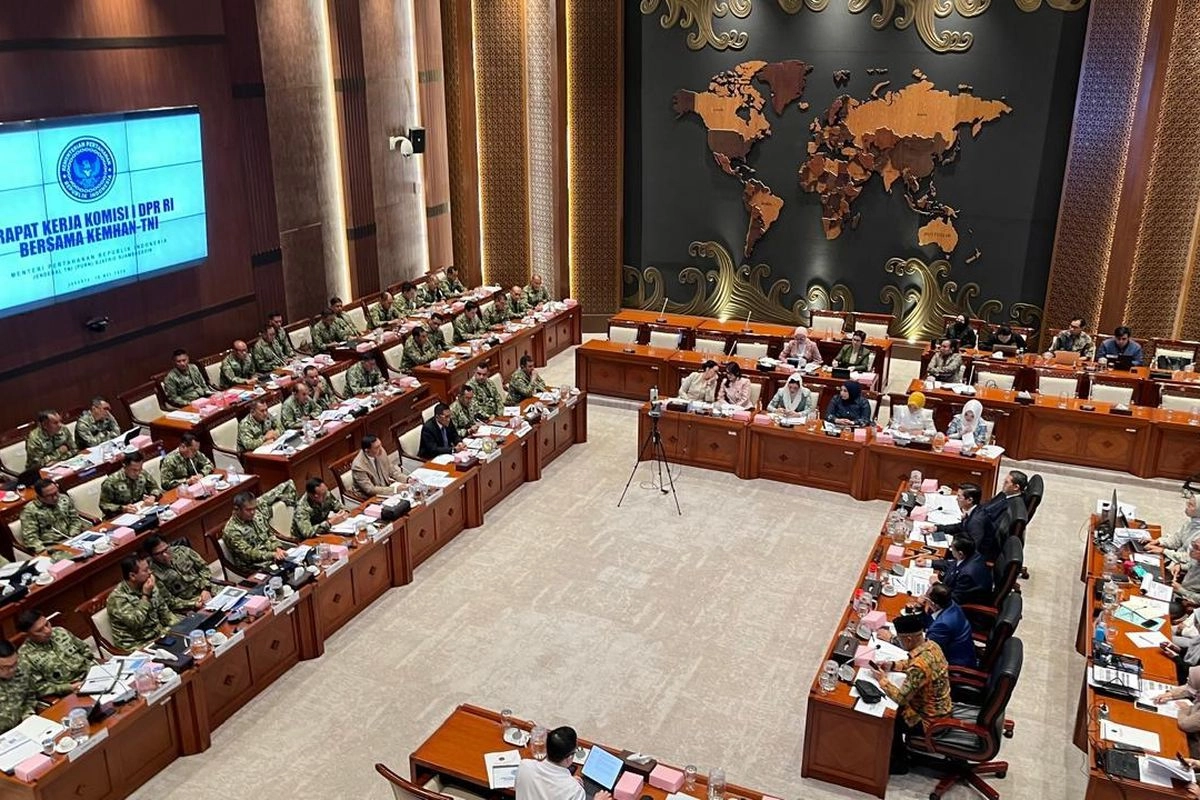 Menhan hingga Panglima TNI Rapat di DPR, Bahas Pasukan Perdaamaian