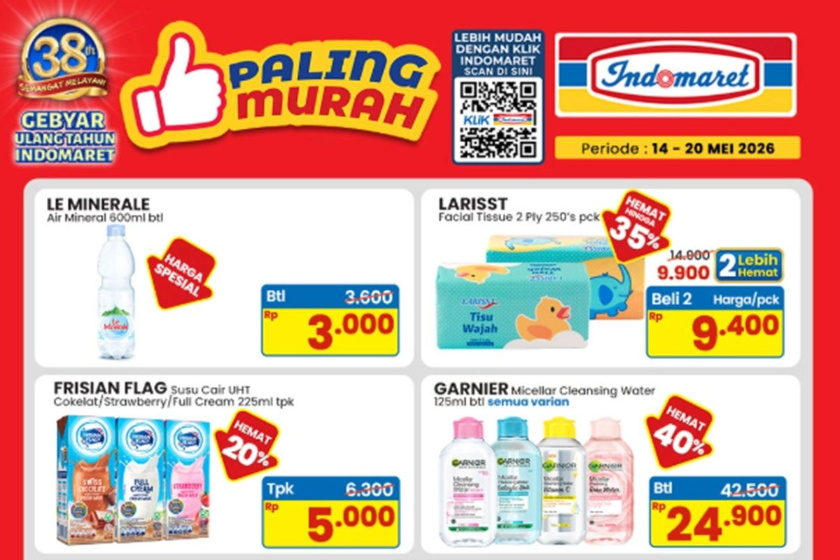 Promo Indomaret Paling Murah, SoKlin Turun Harga Lebih Terjangkau