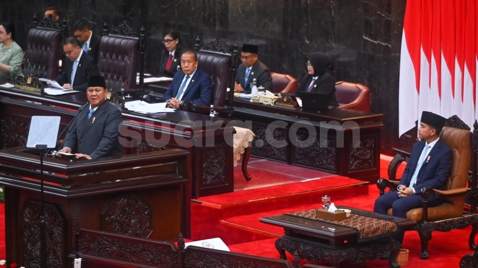Bicara di Rapat Paripurna DPR, Prabowo Ingatkan Buruh: Jangan Kau Minta Saja Terus