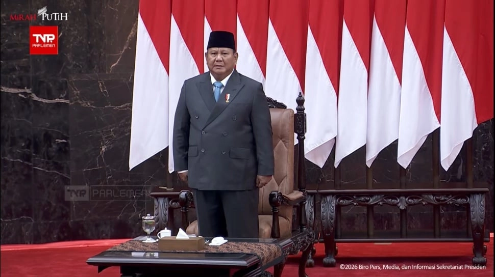 Prabowo Bacakan Langsung KEM-PPKF RAPBN 2027, Bikin Anggota DPR 'Girang'