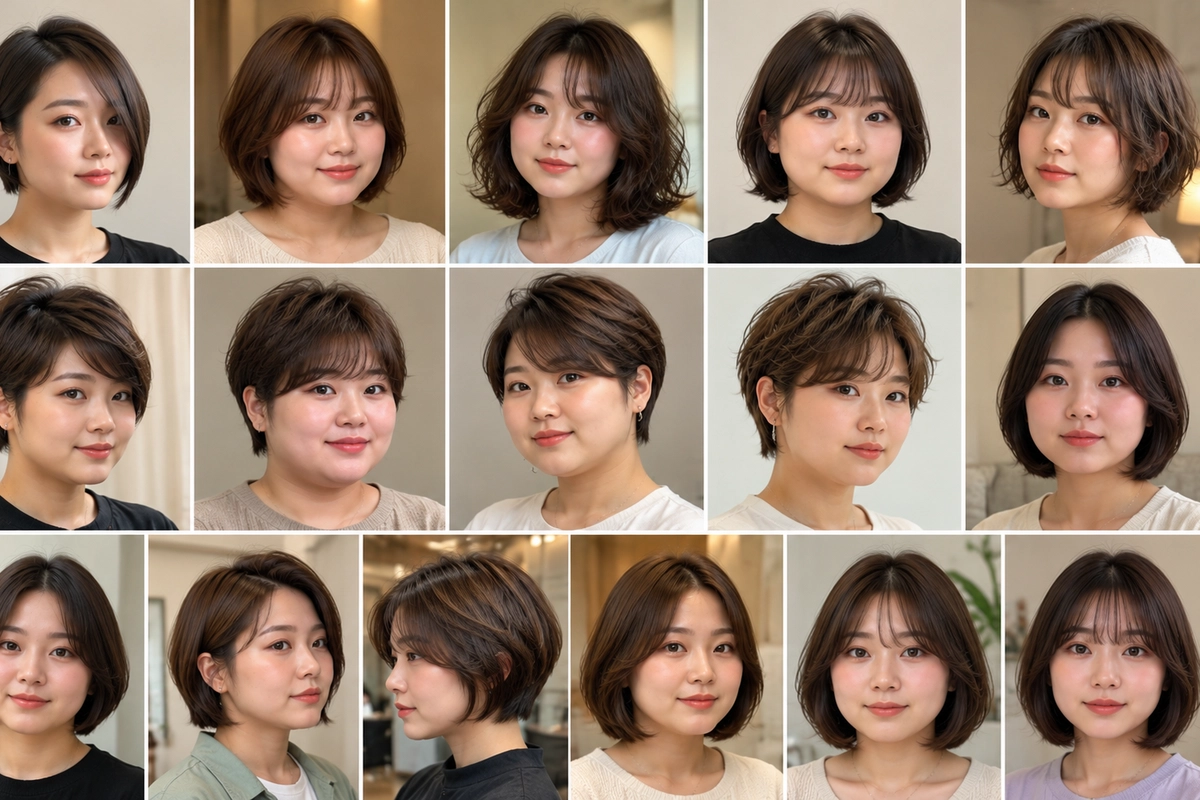 15 Model Rambut Pendek Wanita Sesuai Bentuk Wajah Bulat