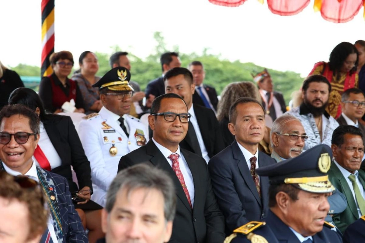 Perkuat Sinergi Lintas Batas, Sekretaris BNPP RI Hadiri Hari Restorasi Kemerdekaan Ke-24 Timor Leste