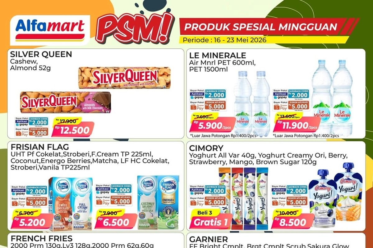 Promo Alfamart PSM 16-23 Mei 2026, Sunlight Botol Cuma Rp 10.500