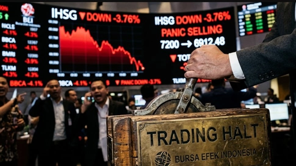 IHSG Ambruk 2,4 Persen ke Level 6.167, Investor Panik Lego Saham
