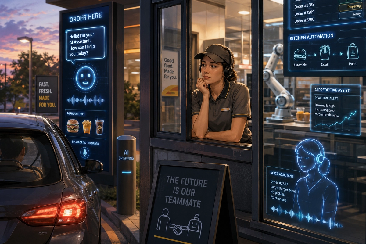 AI Mulai Gantikan Pegawai di Drive-Thru Restoran Cepat Saji?