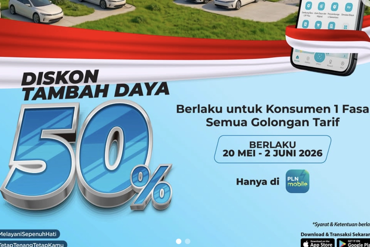 Cara Dapat Diskon Tambah Daya Listrik PLN 50 Persen, Berlaku sampai 2 Juni 2026