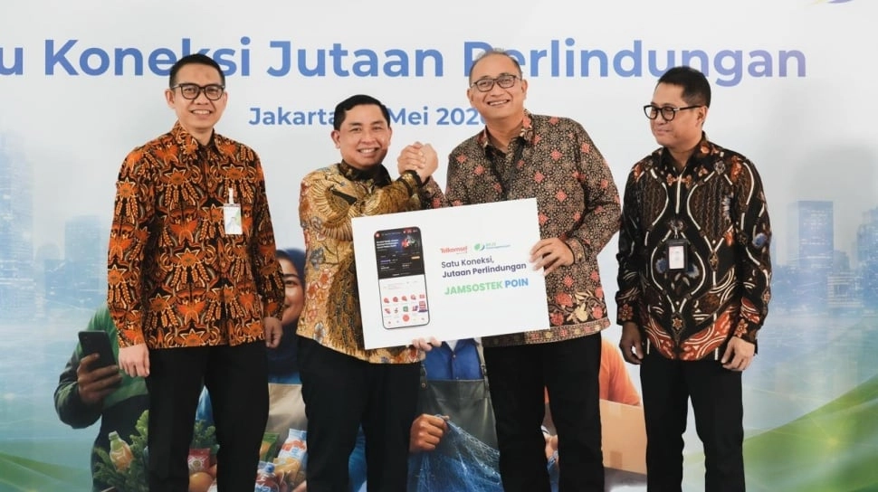 BPJS Ketenagakerjaan dan Telkomsel Perkuat Coverage Pekerja Informal melalui Jamsostek Poin''