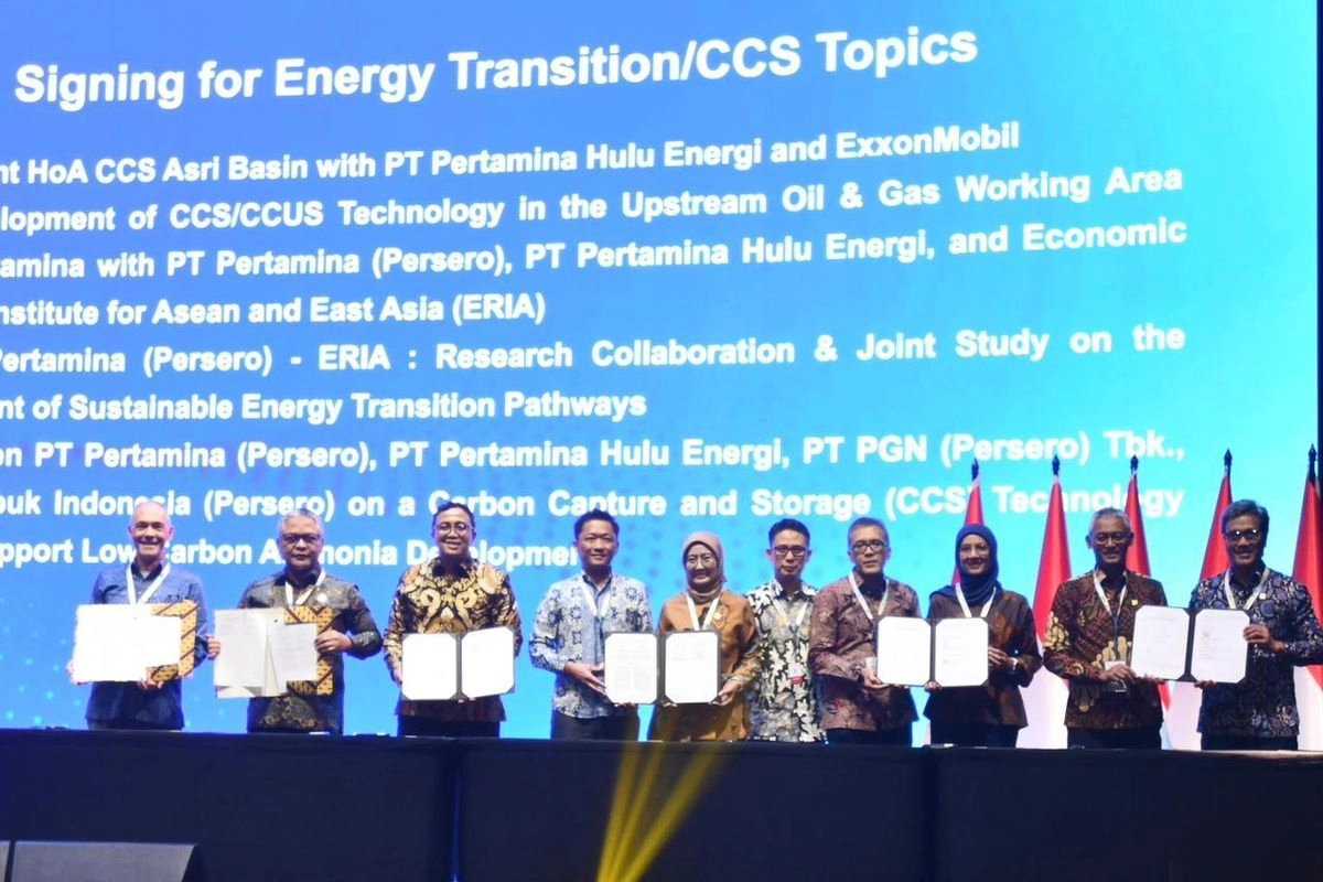 Pertamina dan ERIA Jalin Kemitraan Strategis di Bidang Transisi Energi