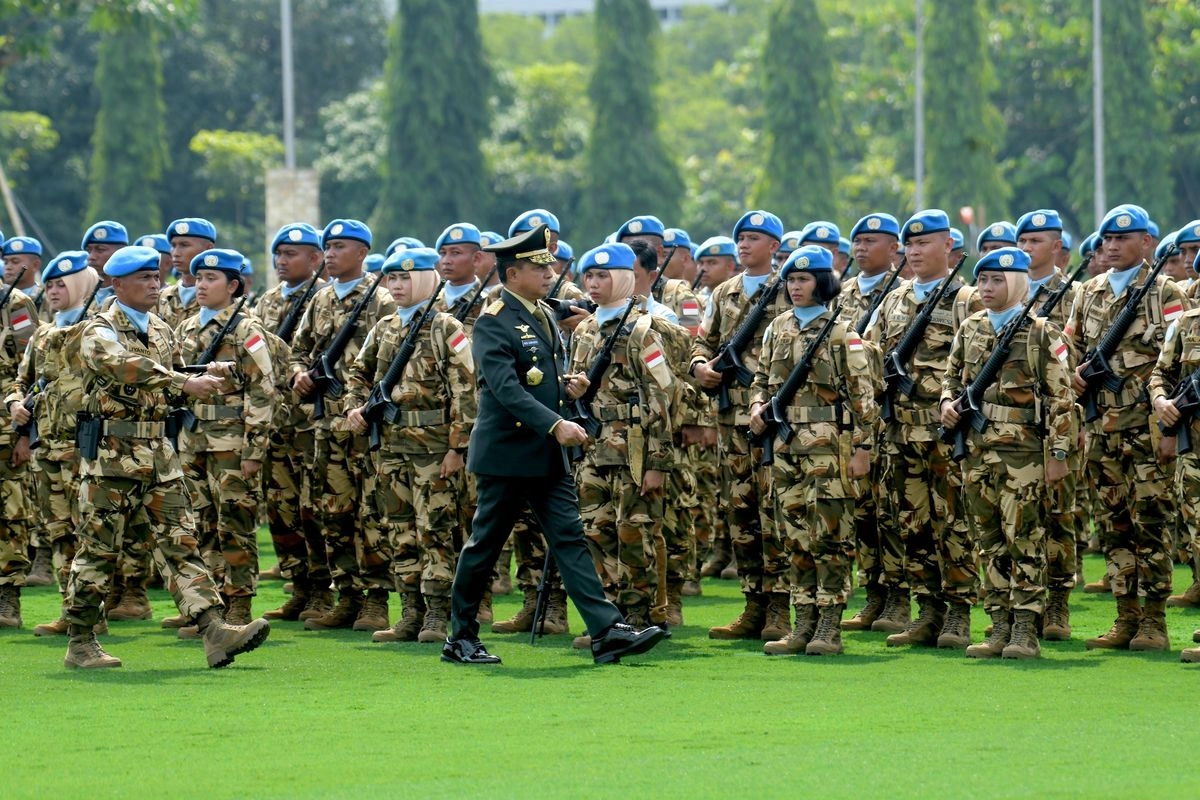 Pesan Panglima TNI untuk 744 Prajurit yang Berangkat ke Lebanon