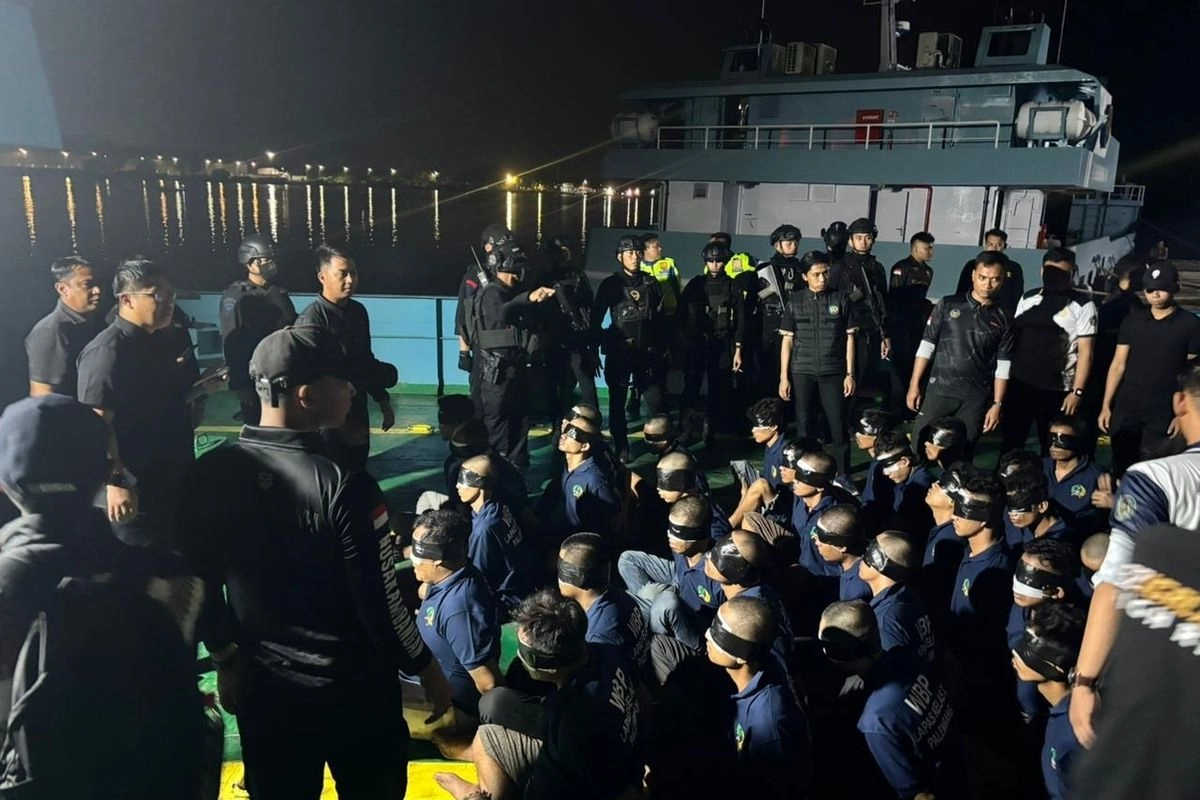 40 Napi “High Risk” Lapas di Palembang Dipindah ke Nusakambangan