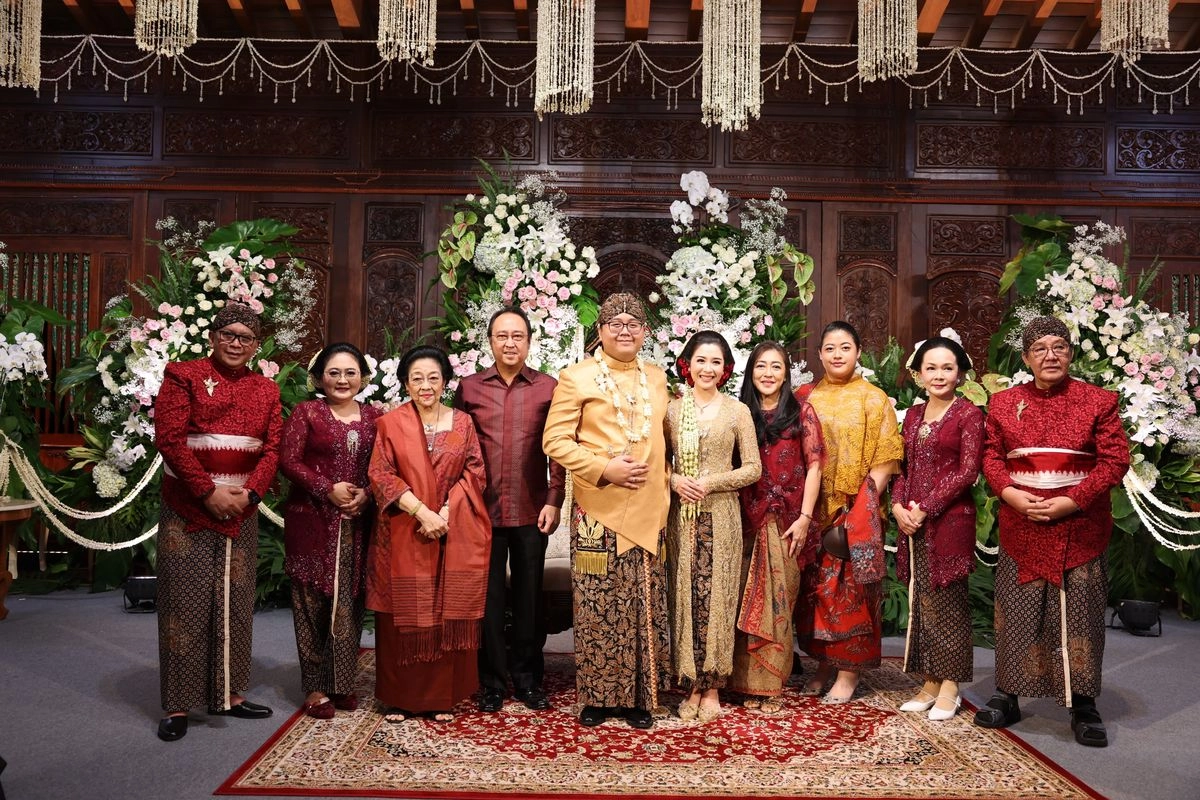 Megawati hingga Sri Sultan HB X Hadiri Pernikahan Putra Sekjen PDI-P Hasto Kristiyanto