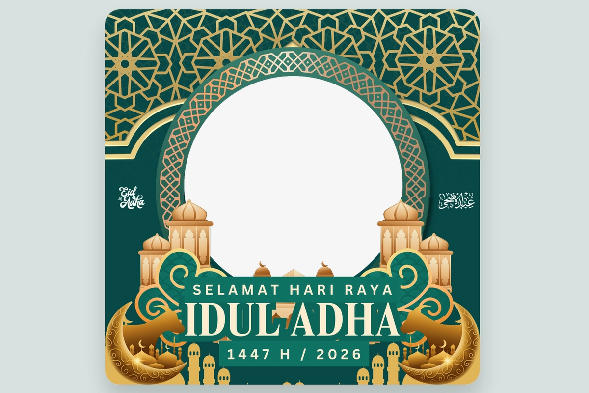 150 Link Twibbon Idul Adha 2026 Islami dan Keren buat Dibagikan ke Medsos