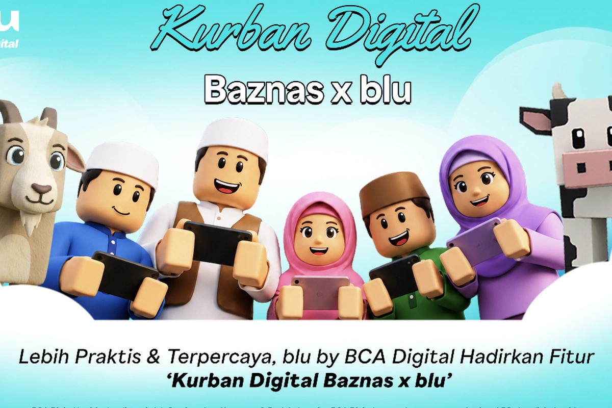 blu by BCA Digital Hadirkan Fitur Kurban Bersama BAZNAS