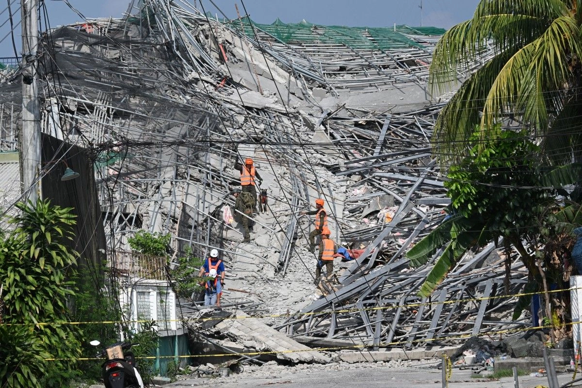 Gedung 9 Lantai di Filipina Runtuh, 4 Tewas 17 Hilang
