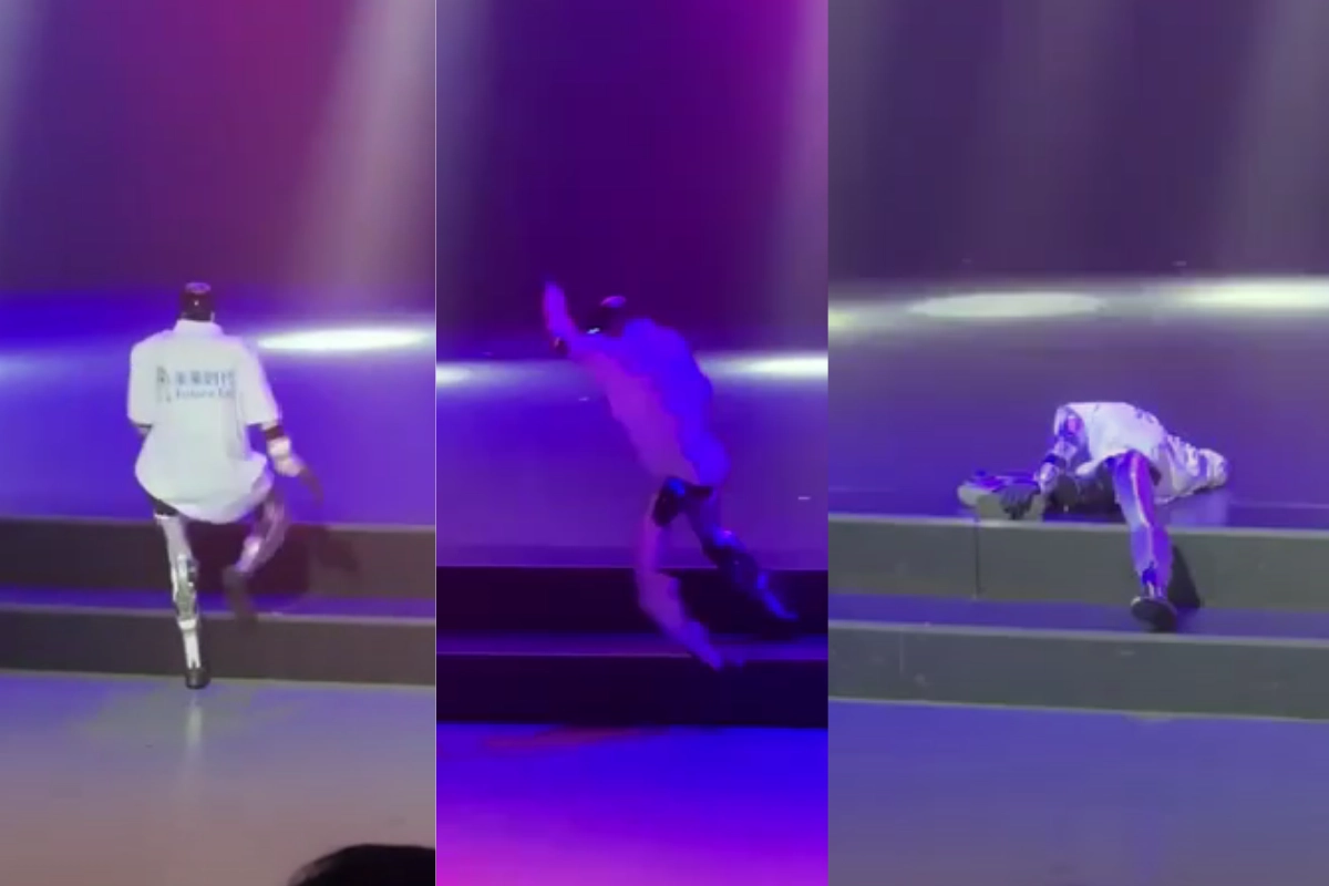 Moonwalk ala Michael Jackson, Robot Humanoid Mendadak ''Pingsan''