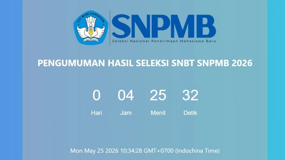 40 Link Pengumuman Seleksi UTBK SNBT 2026, Hasil Diumumkan Hari Ini