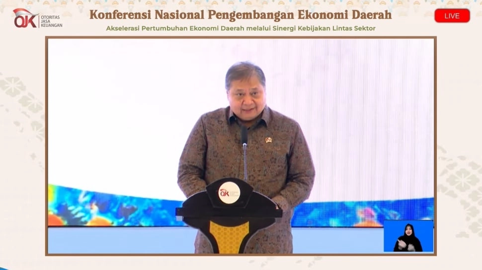 Menko Airlangga Sebut Rupiah Lemah Saat Ini Cuma 5 Persen