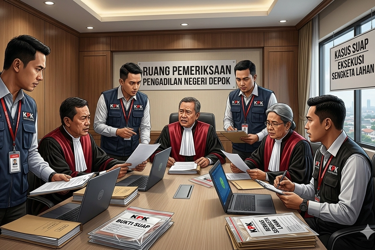 KPK Panggil 4 Hakim PN Depok Jadi Saksi Kasus Suap Sengketa Lahan