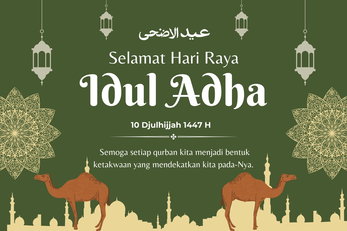 100 Ucapan Selamat Idul Adha 2026 yang Menyentuh Hati, Cocok untuk Status WhatsApp dan IG
