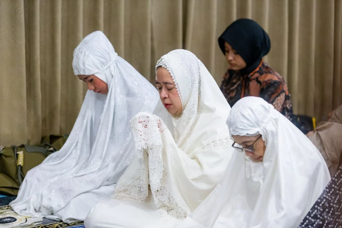 Puan Shalat Idul Adha di Masjid DPR, Sumbang 1 Sapi Limousine Seberat 1 Ton