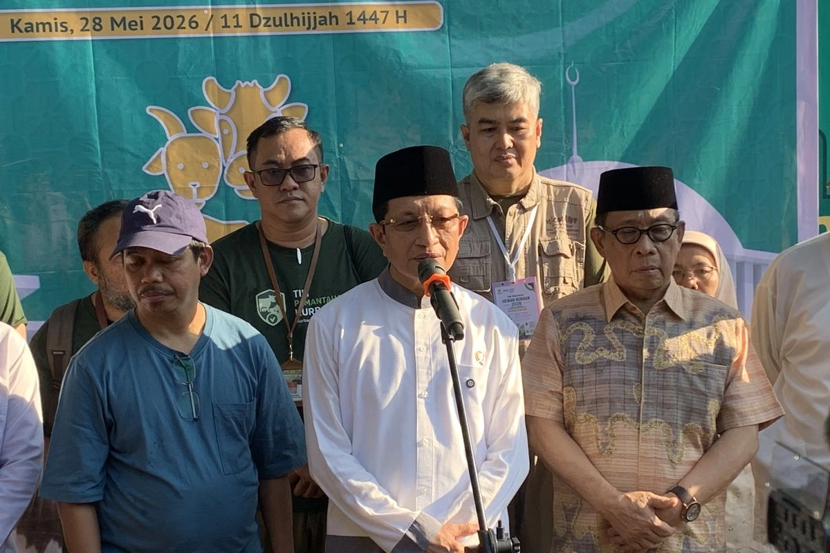 Menag: Masjid Istiqlal Sembelih 65 Sapi dan 13 Kambing