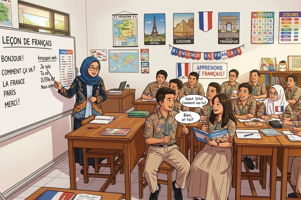 Wakil Ketua Komisi X: Pelajaran Bahasa Perancis Bisa Diterapkan Secara Bertahap