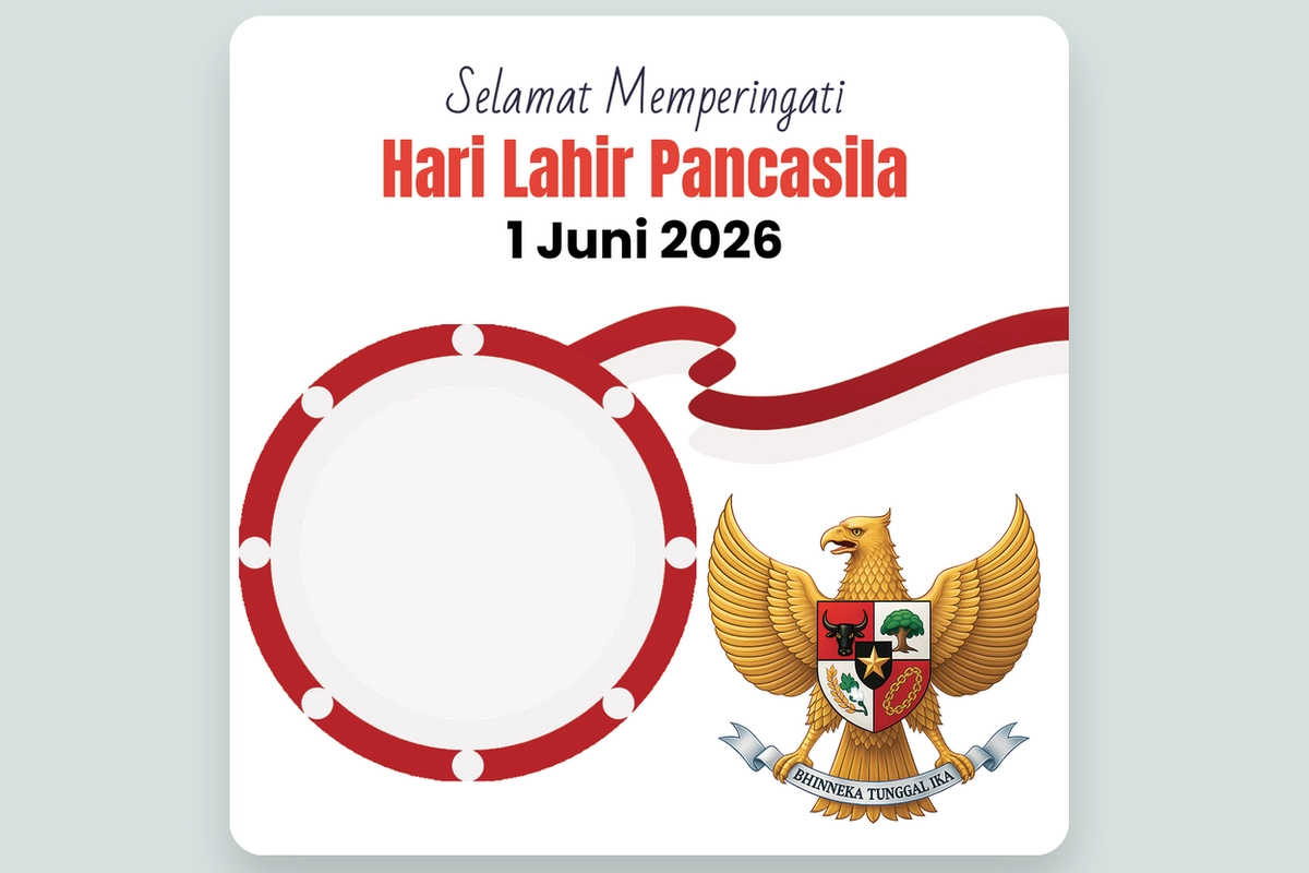 70 Link Twibbon Hari Lahir Pancasila 2026 Menarik buat Dibagikan ke Medsos