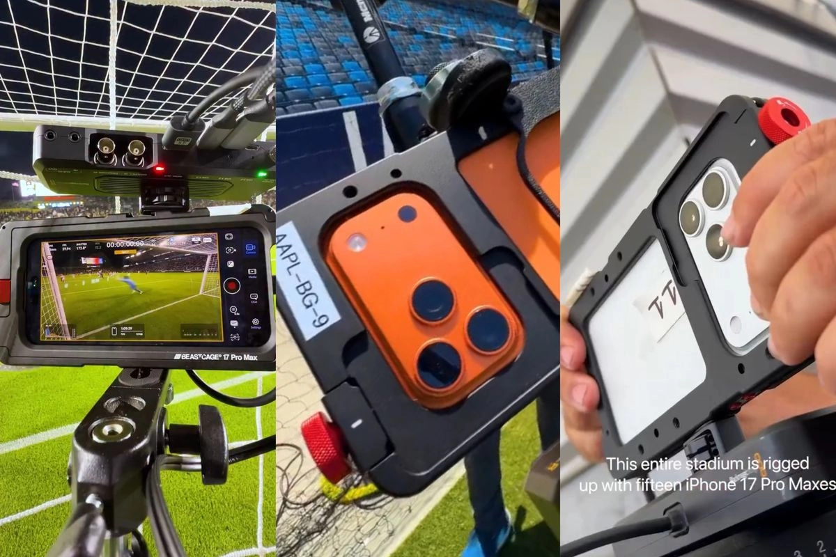 Pertandingan Bola Ini Disiarkan Pakai Kamera iPhone 17 Pro Max