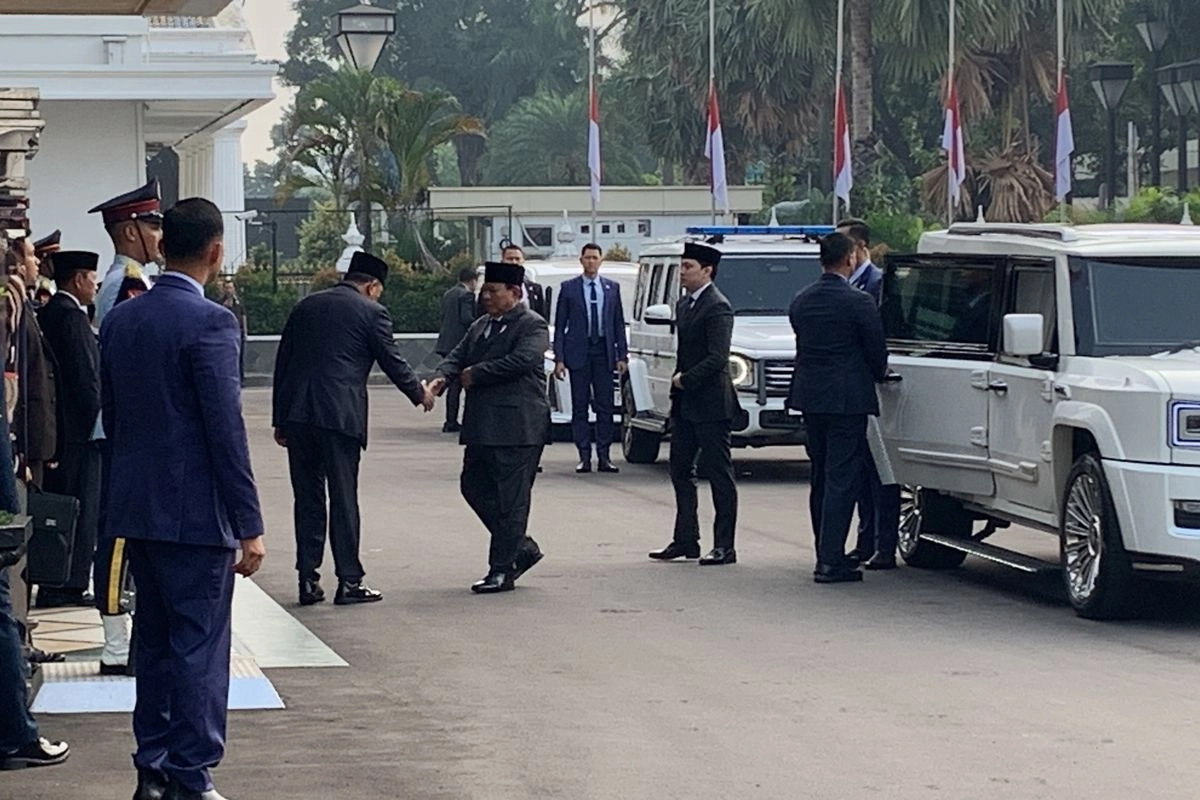 Usai Melayat Ryamizard Ryacudu, Prabowo Menuju Kemlu untuk Upacara Hari Pancasila