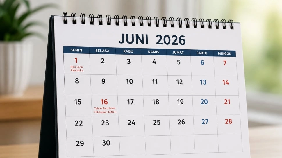Daftar Tanggal Merah Juni 2026: Ada Long Weekend di Awal Bulan, Waktunya Healing!