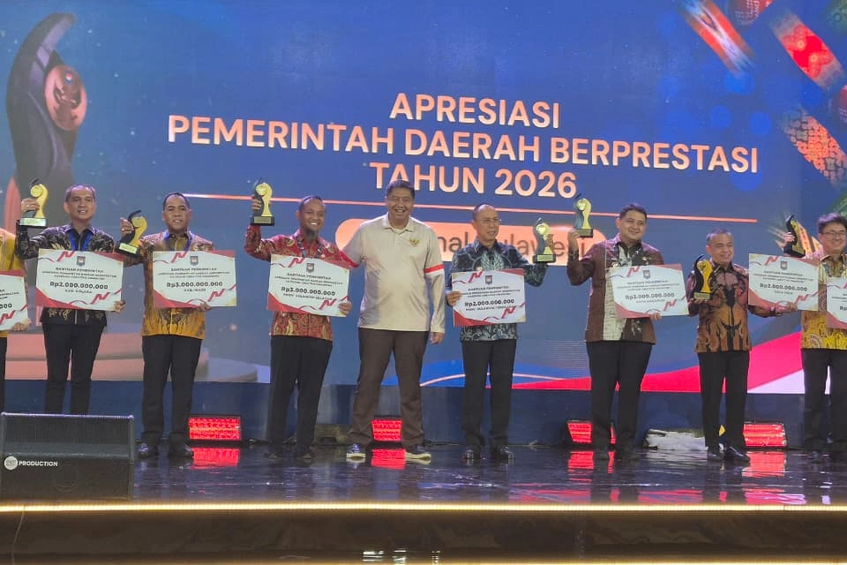 Sulsel Jadi Provinsi Terbaik dalam Pembiayaan Pembangunan di Sulawesi, Terima Insentif Rp 3 Miliar