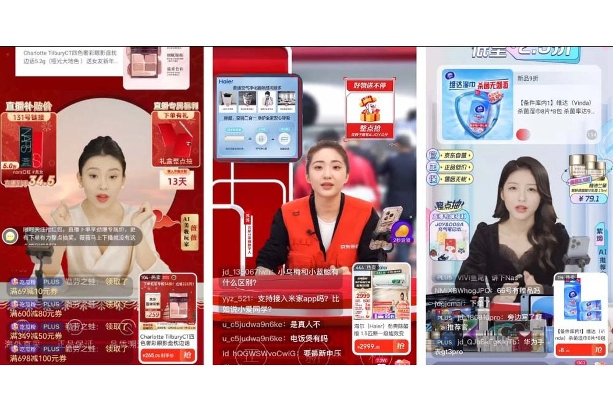 Kreator Live Shopping di China Ini Mirip Manusia, Aslinya Bukan