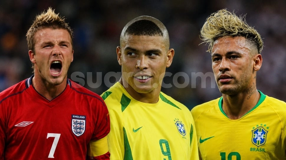 Gaya Rambut Piala Dunia Paling Ikonik: Mohawk Beckham, Kuncung Ronaldo hingga Blonde Neymar