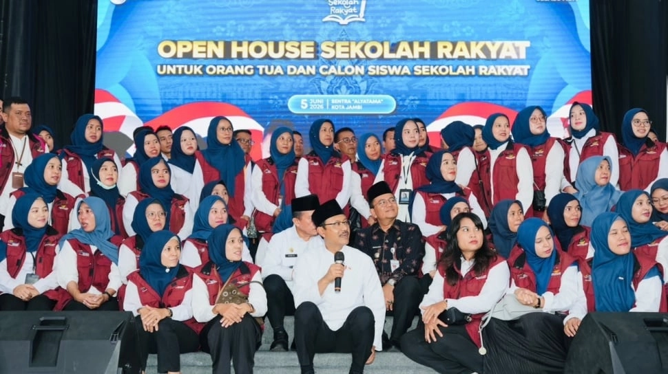 Open House Sekolah Rakyat Jambi, Gus Ipul Tegaskan Pentingnya Data yang Akurat dan Sasaran Tepat