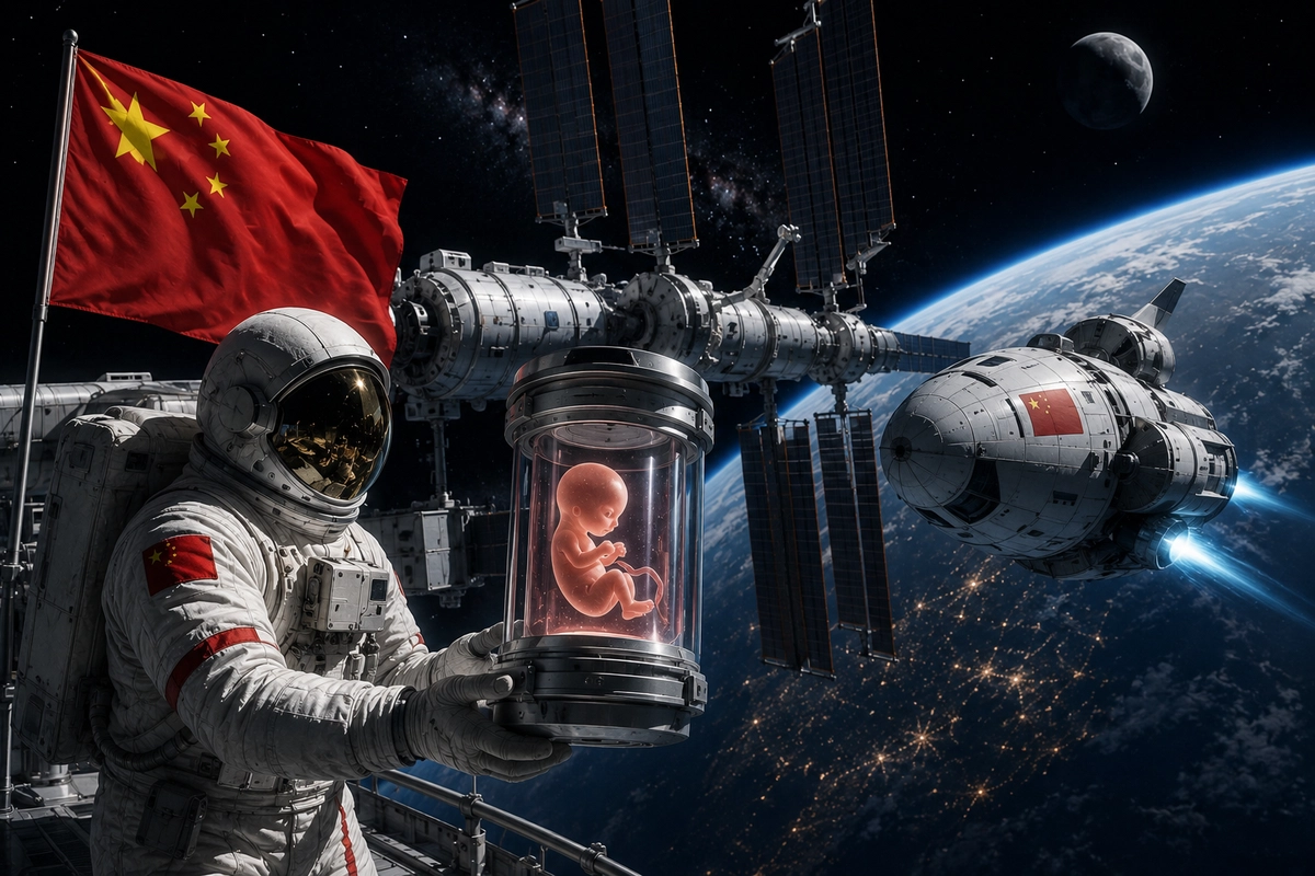 Ambisi China Bangun Peradaban di Luar Angkasa, Kirim Embrio ke Orbit