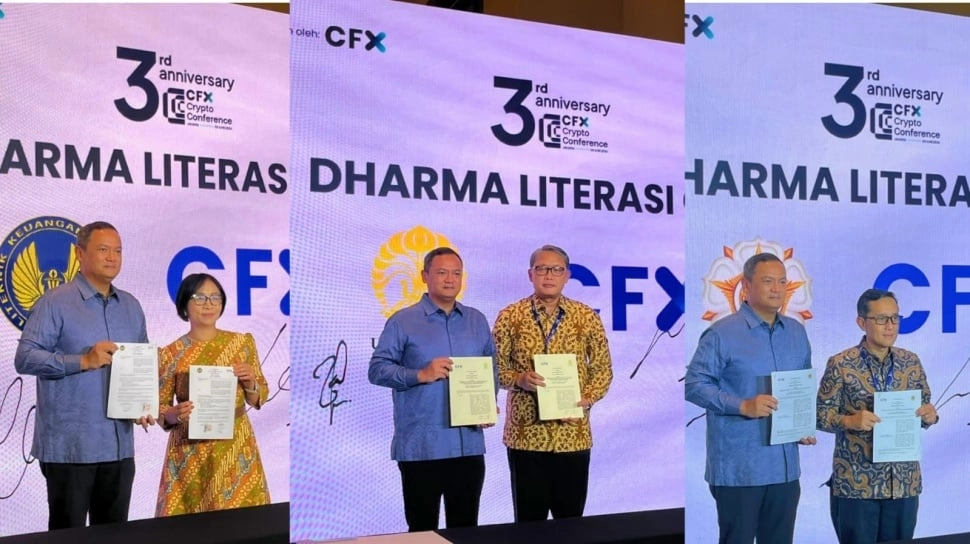 CFX Gandeng Sejumlah Perguruan Tinggi Perkuat Literasi Aset Kripto dan Blockchain Nasional