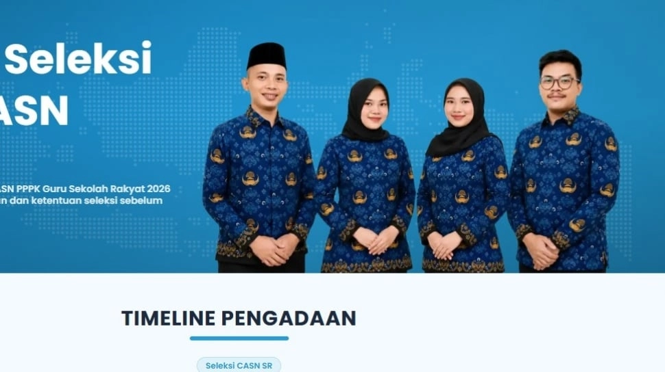 Dibuka Hari Ini, Catat Jadwal Seleksi PPPK Sekolah Rakyat dan Gajinya