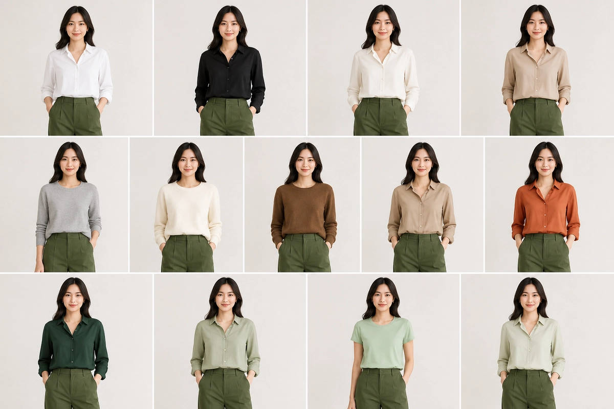 Celana Hijau Cocok dengan Baju Warna Apa? Ini 22 Rekomendasinya
