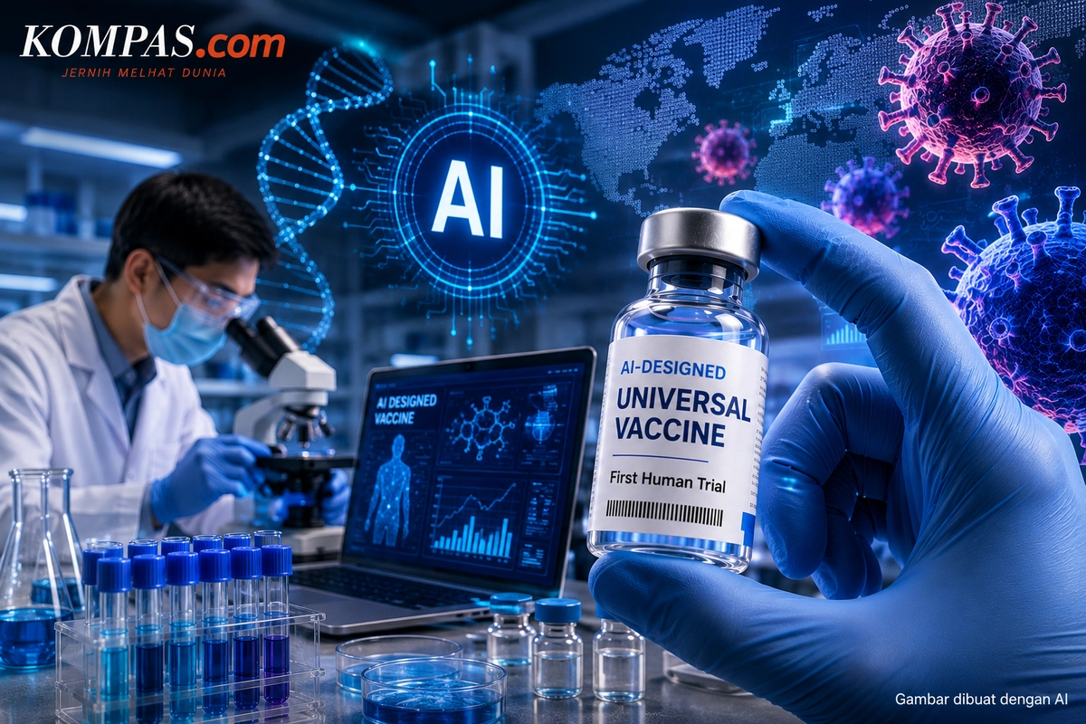 Vaksin Pertama Rancangan AI Diuji ke Manusia, Diklaim Bisa Lawan Virus yang Belum Muncul