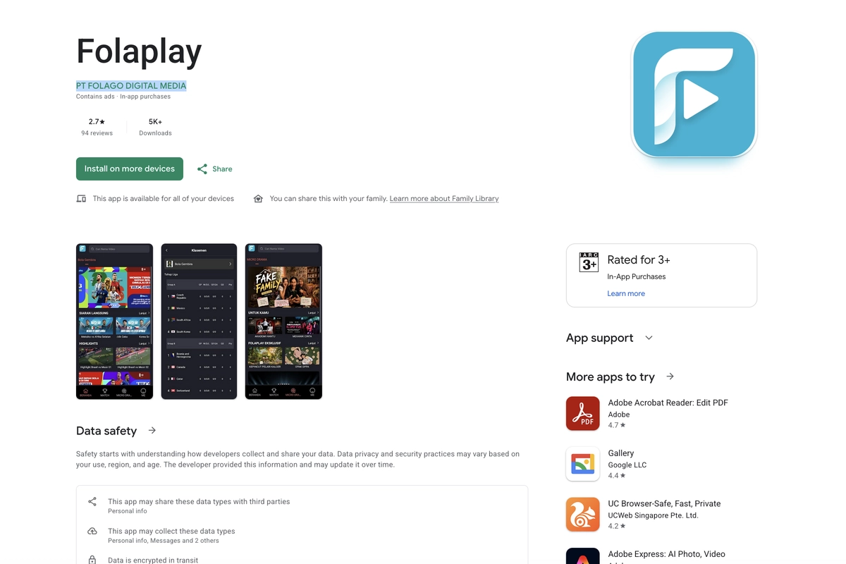 Cara Download Folaplay di Android untuk Nonton Piala Dunia 2026