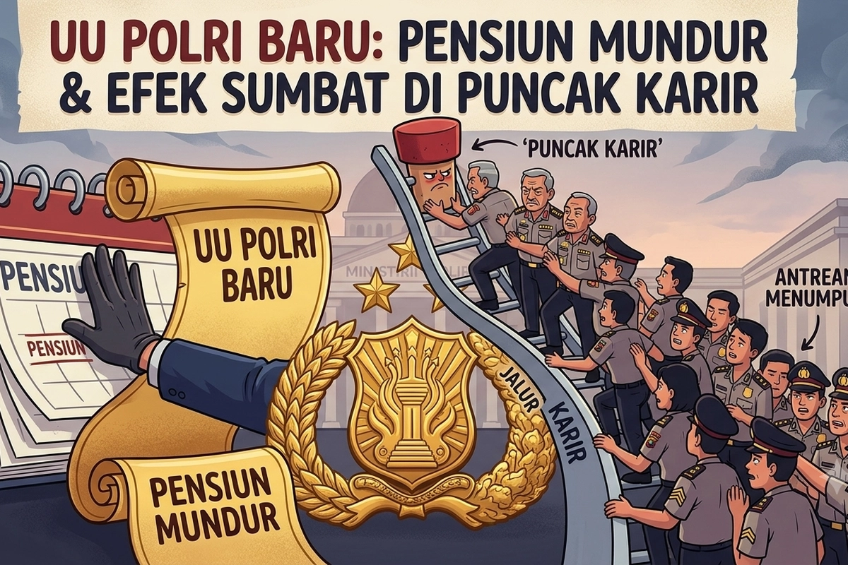 UU Polri Baru: Masa Pensiun Mundur dan Efek Sumbat di Puncak Karir