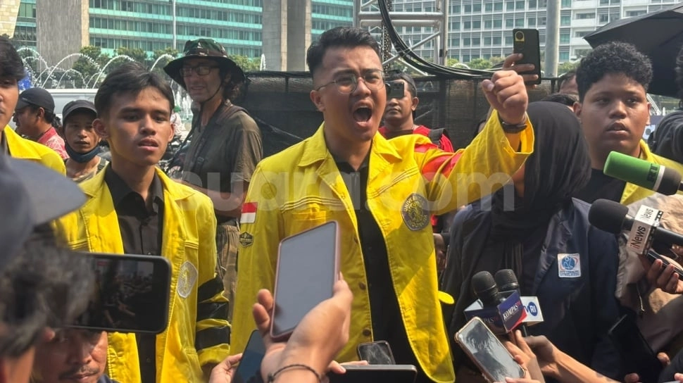 Ngotot Mau Demo di Bundaran HI Meski Dihadang Aparat, Mahasiswa: Istana dan DPR Tak Mendengar Kami!